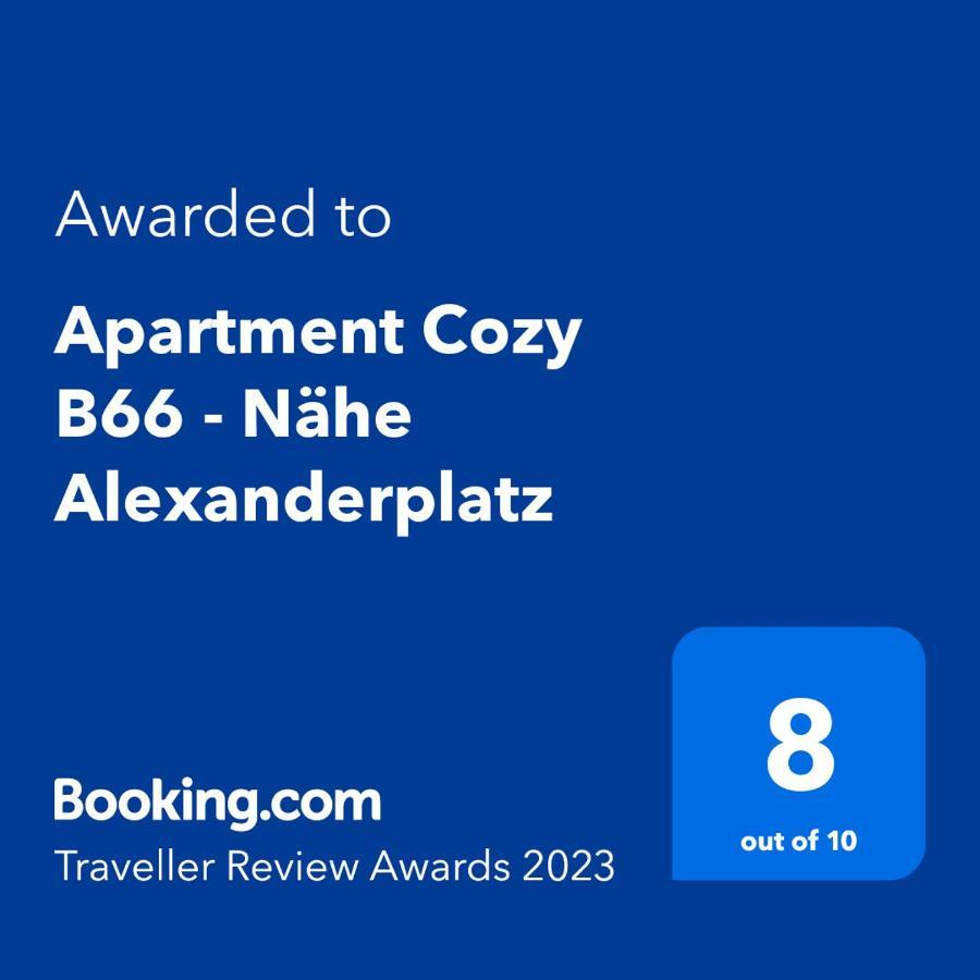 Apartment Cozy B66 - Nähe Alexanderplatz Berlin Exterior foto